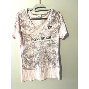 Hogs Breath Yesterdays Sportswear Womens Shirt Size L logo